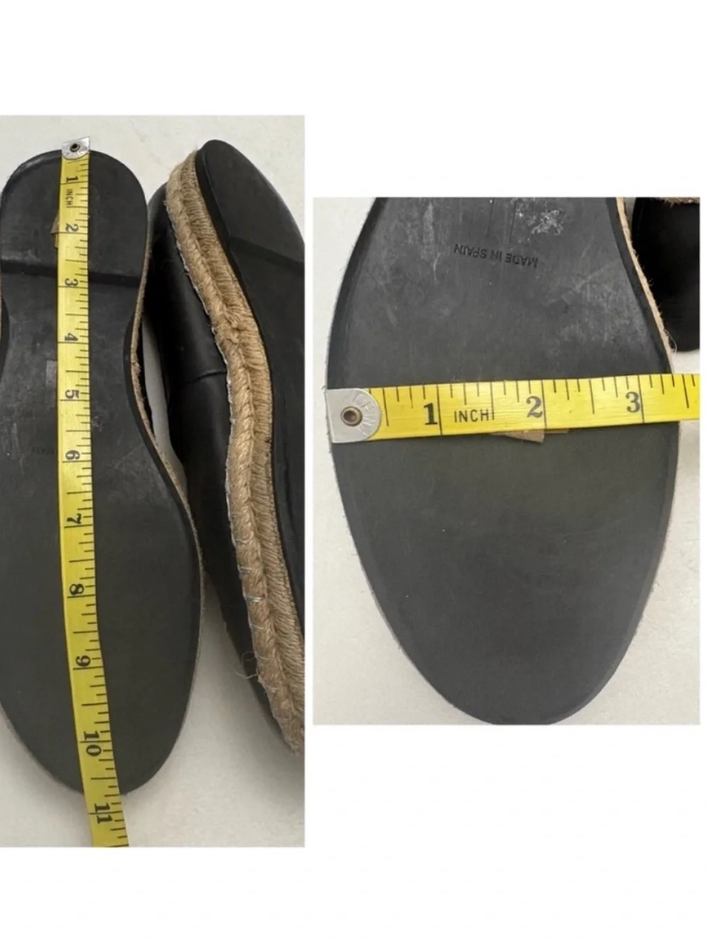 Miista Black Star-Embroidered Espadrille Flats Size 40